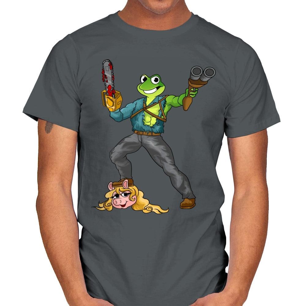 Kermit Ash Style - Mens T-Shirts RIPT Apparel Small / Charcoal