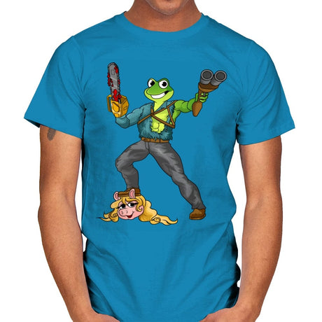 Kermit Ash Style - Mens T-Shirts RIPT Apparel Small / Sapphire