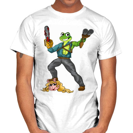 Kermit Ash Style - Mens T-Shirts RIPT Apparel Small / White