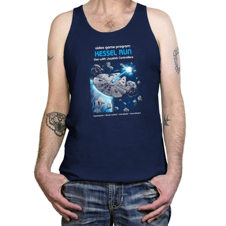 Kessel Run Video Game Exclusive - Tanktop Tanktop RIPT Apparel X-Small / Navy