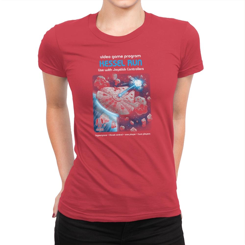 Kessel Run Video Game Exclusive - Womens Premium T-Shirts RIPT Apparel Small / Red