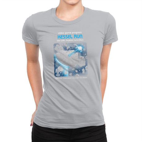 Kessel Run Video Game Exclusive - Womens Premium T-Shirts RIPT Apparel Small / Silver