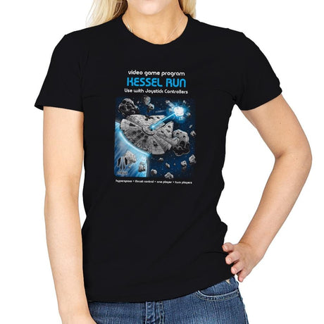 Kessel Run Video Game Exclusive - Womens T-Shirts RIPT Apparel Small / Black