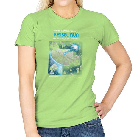 Kessel Run Video Game Exclusive - Womens T-Shirts RIPT Apparel Small / Mint Green