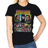 Kevin Costner Fighter - Womens T-Shirts RIPT Apparel Small / Black