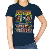 Kevin Costner Fighter - Womens T-Shirts RIPT Apparel Small / Navy