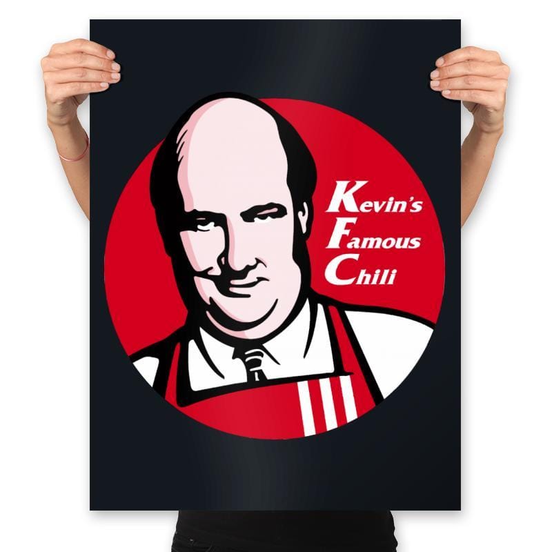 Kevin's Famous Chili - Prints Posters RIPT Apparel 18x24 / Black