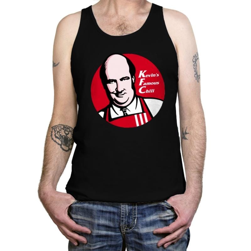 Kevin's Famous Chili - Tanktop Tanktop RIPT Apparel X-Small / Black