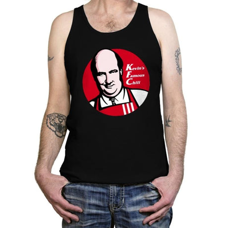 Kevin's Famous Chili - Tanktop Tanktop RIPT Apparel X-Small / Black