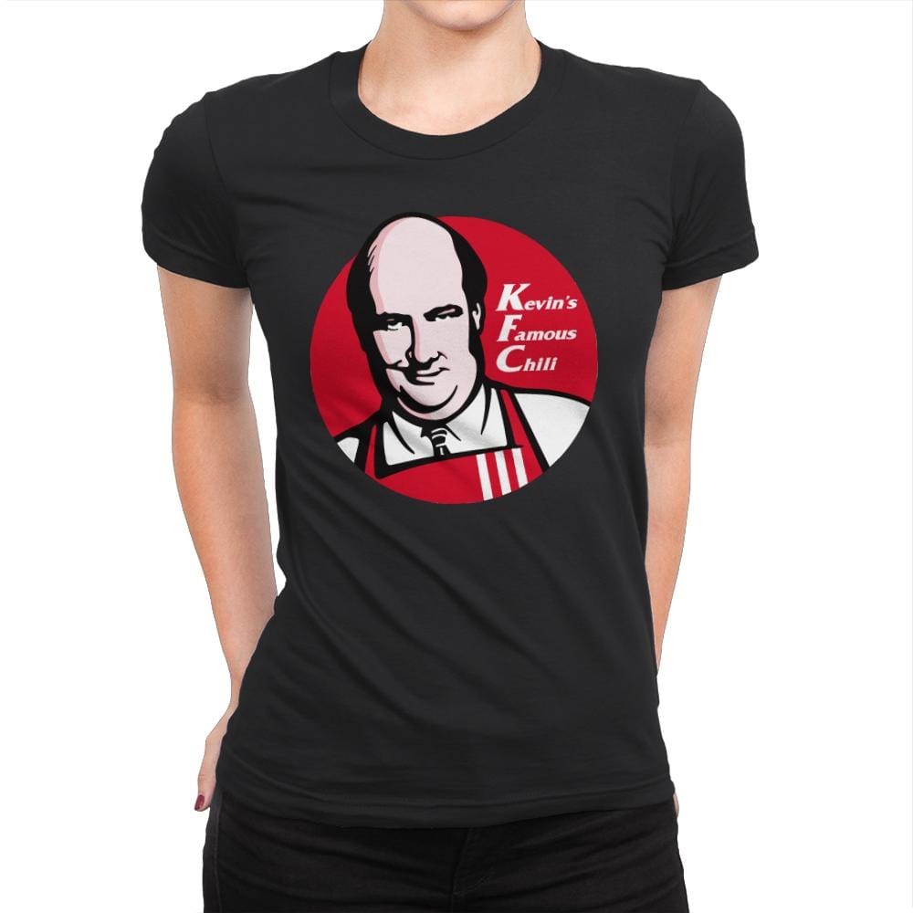 Kevin's Famous Chili - Womens Premium T-Shirts RIPT Apparel Small / Black
