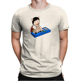 Keyboard Burger Cat Exclusive - Mens Premium T-Shirts RIPT Apparel Small / Natural