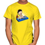 Keyboard Burger Cat Exclusive - Mens T-Shirts RIPT Apparel Small / Daisy