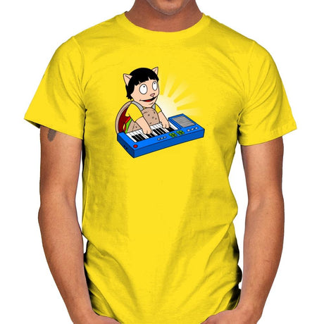 Keyboard Burger Cat Exclusive - Mens T-Shirts RIPT Apparel Small / Daisy