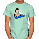 Keyboard Burger Cat Exclusive - Mens T-Shirts RIPT Apparel Small / Mint Green