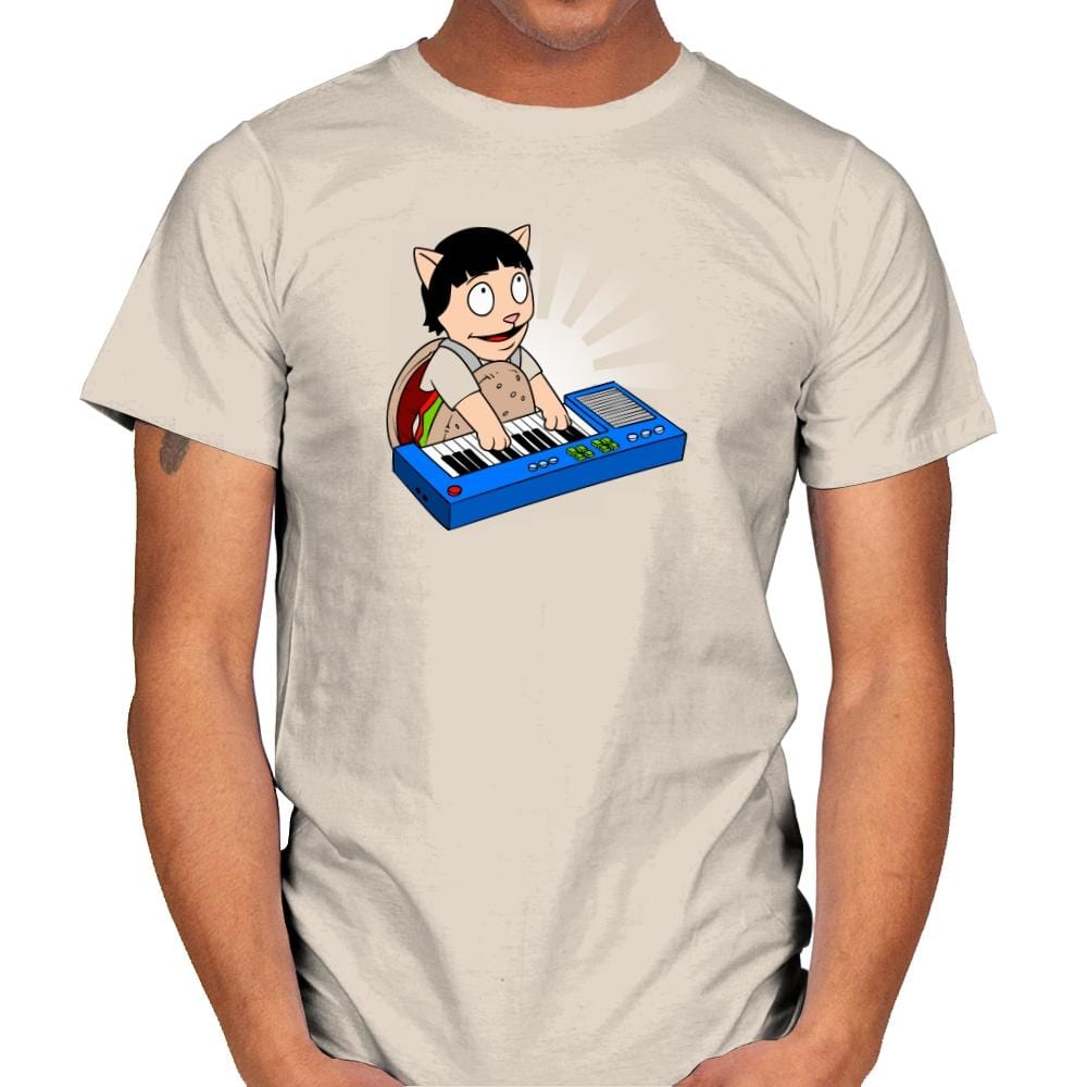 Keyboard Burger Cat Exclusive - Mens T-Shirts RIPT Apparel Small / Natural