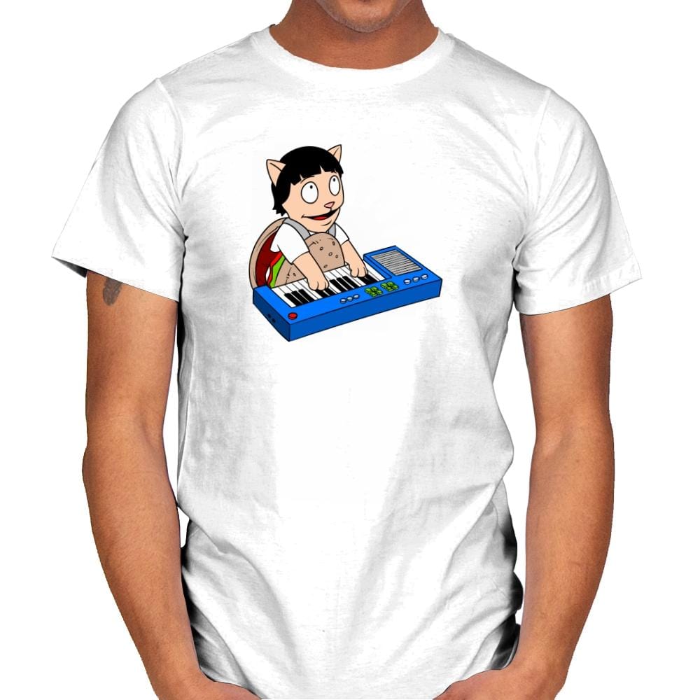 Keyboard Burger Cat Exclusive - Mens T-Shirts RIPT Apparel Small / White