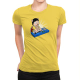 Keyboard Burger Cat Exclusive - Womens Premium T-Shirts RIPT Apparel 3x-large / Vibrant Yellow