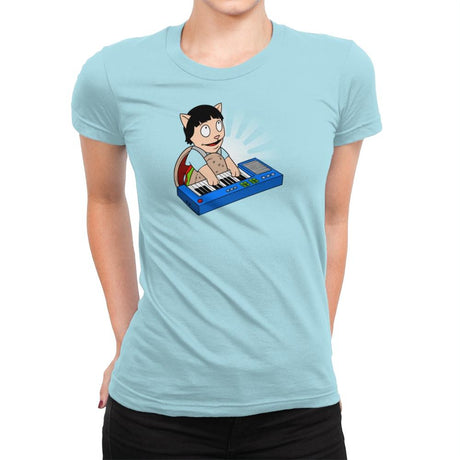 Keyboard Burger Cat Exclusive - Womens Premium T-Shirts RIPT Apparel Small / Cancun