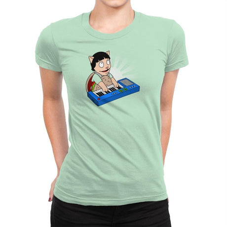 Keyboard Burger Cat Exclusive - Womens Premium T-Shirts RIPT Apparel Small / Mint