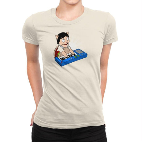 Keyboard Burger Cat Exclusive - Womens Premium T-Shirts RIPT Apparel Small / Natural