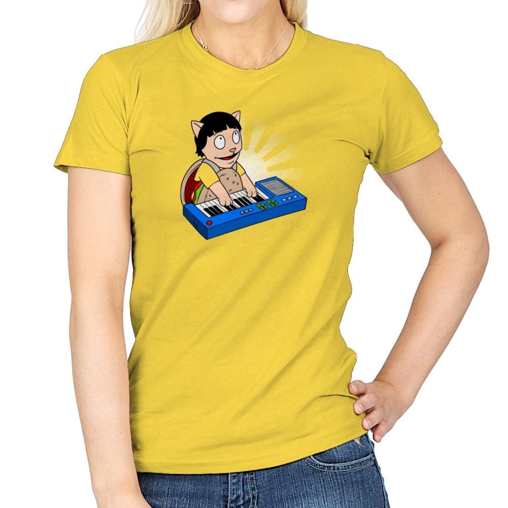 Keyboard Burger Cat Exclusive - Womens T-Shirts RIPT Apparel 3x-large / Daisy