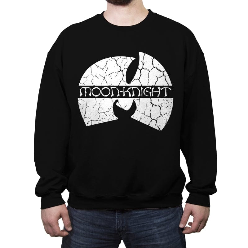Khonshu Forever - Crew Neck Sweatshirt Crew Neck Sweatshirt RIPT Apparel Small / Black