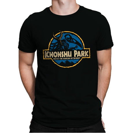Khonshu Park - Mens Premium T-Shirts RIPT Apparel Small / Black
