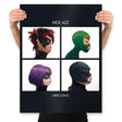 Kick Azz - Prints Posters RIPT Apparel 18x24 / Black