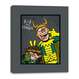 Kid and Classic - Canvas Wraps Canvas Wraps RIPT Apparel 16x20 / Charcoal