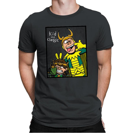 Kid and Classic - Mens Premium T-Shirts RIPT Apparel Small / Heavy Metal