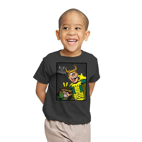 Kid and Classic - Youth T-Shirts RIPT Apparel X-small / Charcoal