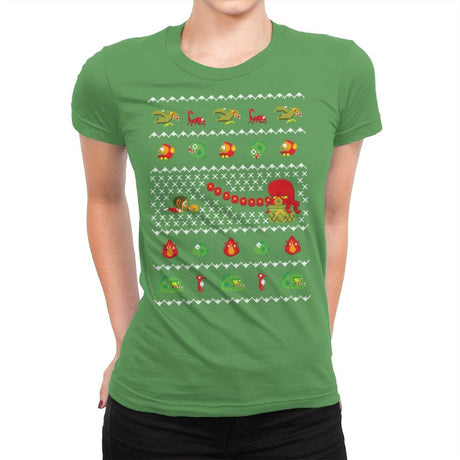 Kiddmas World - Womens Premium T-Shirts RIPT Apparel Small / Kelly
