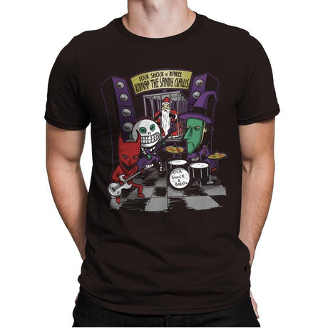 Kidnap The Sandy Claws Exclusive - Mens Premium T-Shirts RIPT Apparel Small / Dark Chocolate