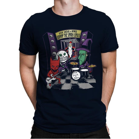 Kidnap The Sandy Claws Exclusive - Mens Premium T-Shirts RIPT Apparel Small / Midnight Navy