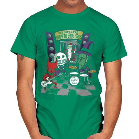 Kidnap The Sandy Claws Exclusive - Mens T-Shirts RIPT Apparel Small / Kelly Green
