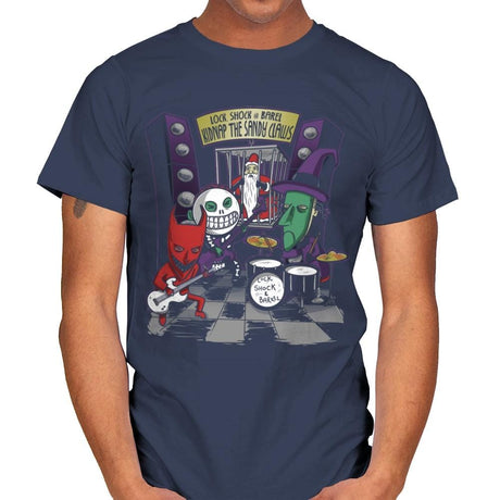 Kidnap The Sandy Claws Exclusive - Mens T-Shirts RIPT Apparel Small / Navy