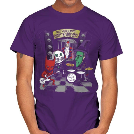 Kidnap The Sandy Claws Exclusive - Mens T-Shirts RIPT Apparel Small / Purple