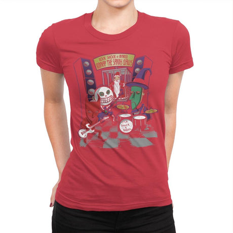 Kidnap The Sandy Claws Exclusive - Womens Premium T-Shirts RIPT Apparel Small / Red