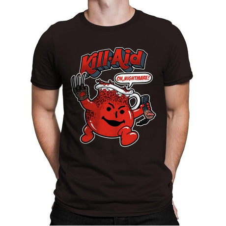 Kill-Aid - Mens Premium T-Shirts RIPT Apparel Small / Dark Chocolate