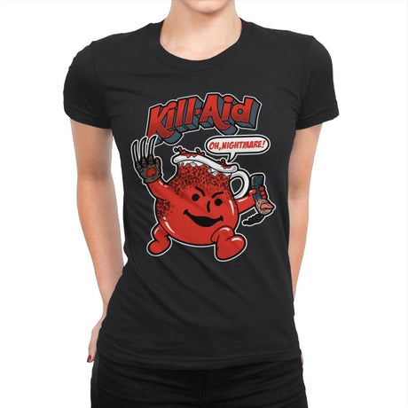 Kill-Aid - Womens Premium T-Shirts RIPT Apparel Small / Black
