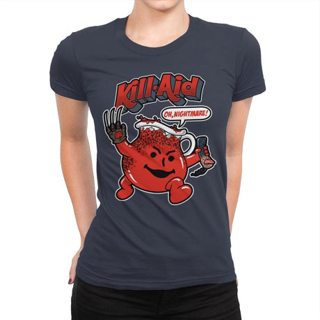 Kill-Aid - Womens Premium T-Shirts RIPT Apparel Small / Indigo
