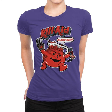 Kill-Aid - Womens Premium T-Shirts RIPT Apparel Small / Purple Rush