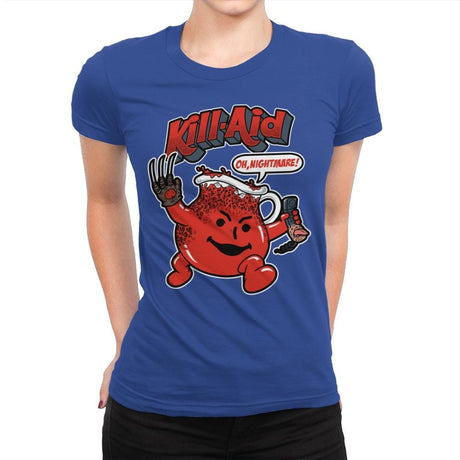 Kill-Aid - Womens Premium T-Shirts RIPT Apparel Small / Royal