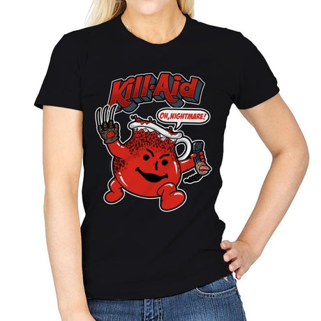 Kill-Aid - Womens T-Shirts RIPT Apparel Small / Black