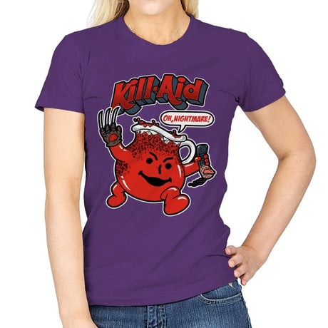 Kill-Aid - Womens T-Shirts RIPT Apparel Small / Purple