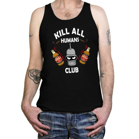 Kill All Humans Club - Tanktop Tanktop RIPT Apparel X-Small / Black