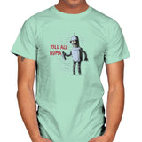 Kill All Humans - Gamer Paradise - Mens T-Shirts RIPT Apparel Small / Mint Green