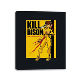 Kill Bison - Canvas Wraps Canvas Wraps RIPT Apparel 11x14 / Black