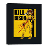 Kill Bison - Canvas Wraps Canvas Wraps RIPT Apparel 16x20 / Black