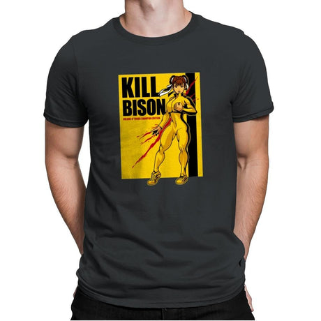 Kill Bison - Mens Premium T-Shirts RIPT Apparel Small / Heavy Metal